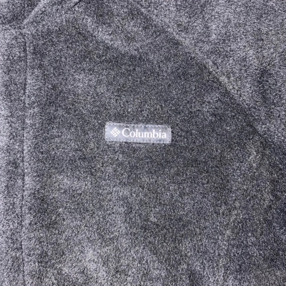 Columbia Womens Charcoal Gray Fleece Full Zip Hooded Jacket 1X AW6485 Longline